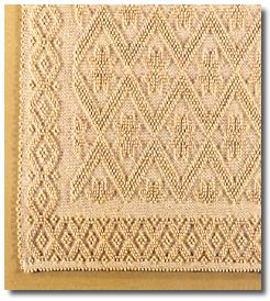 A carpet "a pibiones" from Villagrande