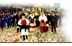 The festival of Sant'Efisio.