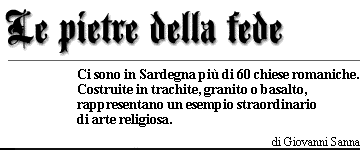 Le pietre della fede.